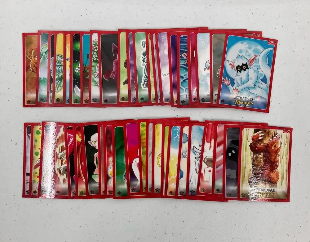 Topps MetaZoo Cryptid Nation White Thang Squonk Mix Lot Of 45 Trading Game Card